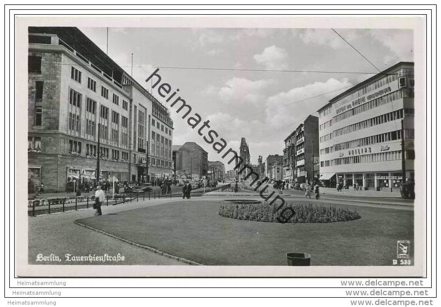 Berlin-Schöneberg - Tauentzienstrasse - Foto-AK 50er Jahre - Schoeneberg