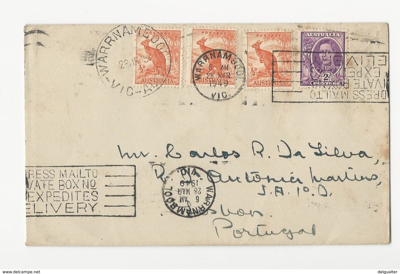 Cover * Australia * 1949 * Warrnambool - Briefe U. Dokumente