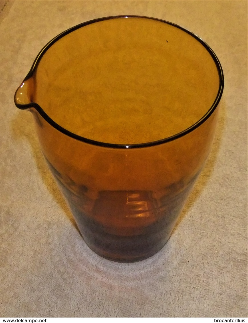 VASO MEZCLADOR DE COCKTAIL DE CRISTAL SOPLADO VINTAGE - Vasos