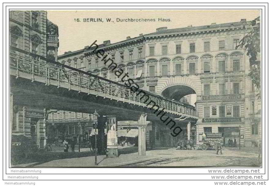 Berlin-Schöneberg - Durchbrochenes Haus Ca. 1910 - Schöneberg