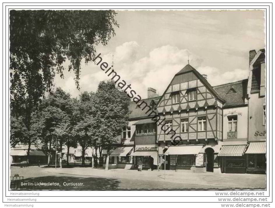 Berlin-Lichterfelde - Curtiusstrasse - Foto-AK Grossformat 1960 - Lichterfelde