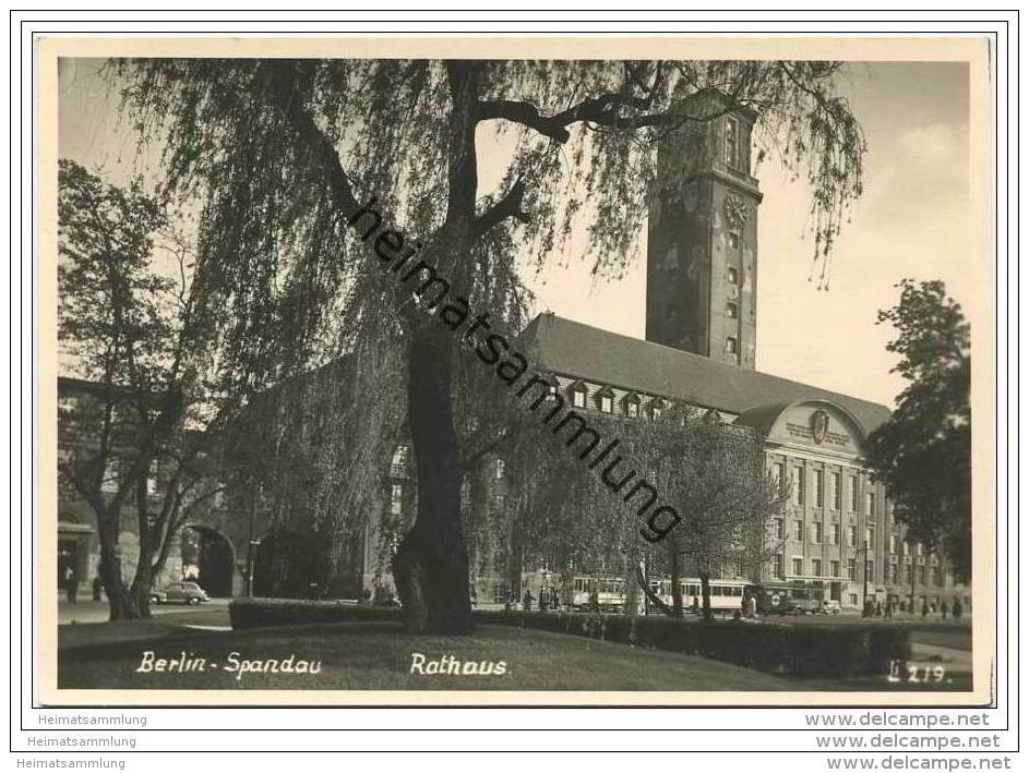 Berlin-Spandau - Rathaus - Foto-AK Grossformat 50er Jahre - Spandau