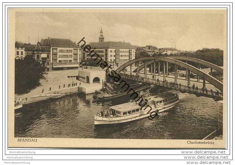 Berlin-Spandau - Charlottenbrücke 1930 - Spandau