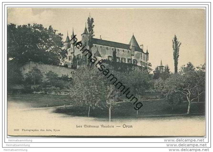 Oron Ca. 1900 - Le Chateau - Oron