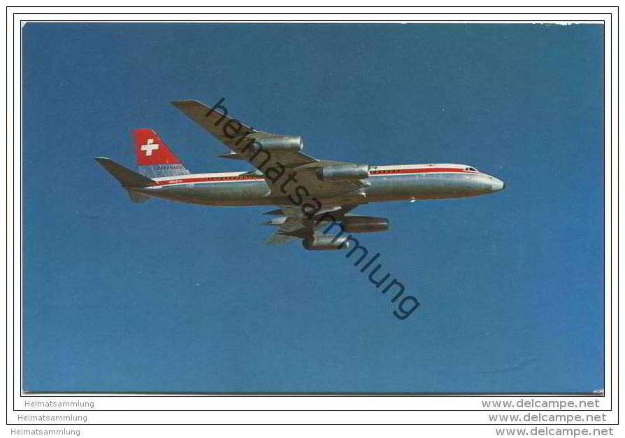 Swissair - Convair 990 Coronado - Tinizong-Rona