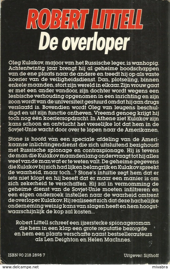 DE OVERLOPER - ROBERT LITTELL - Spionage