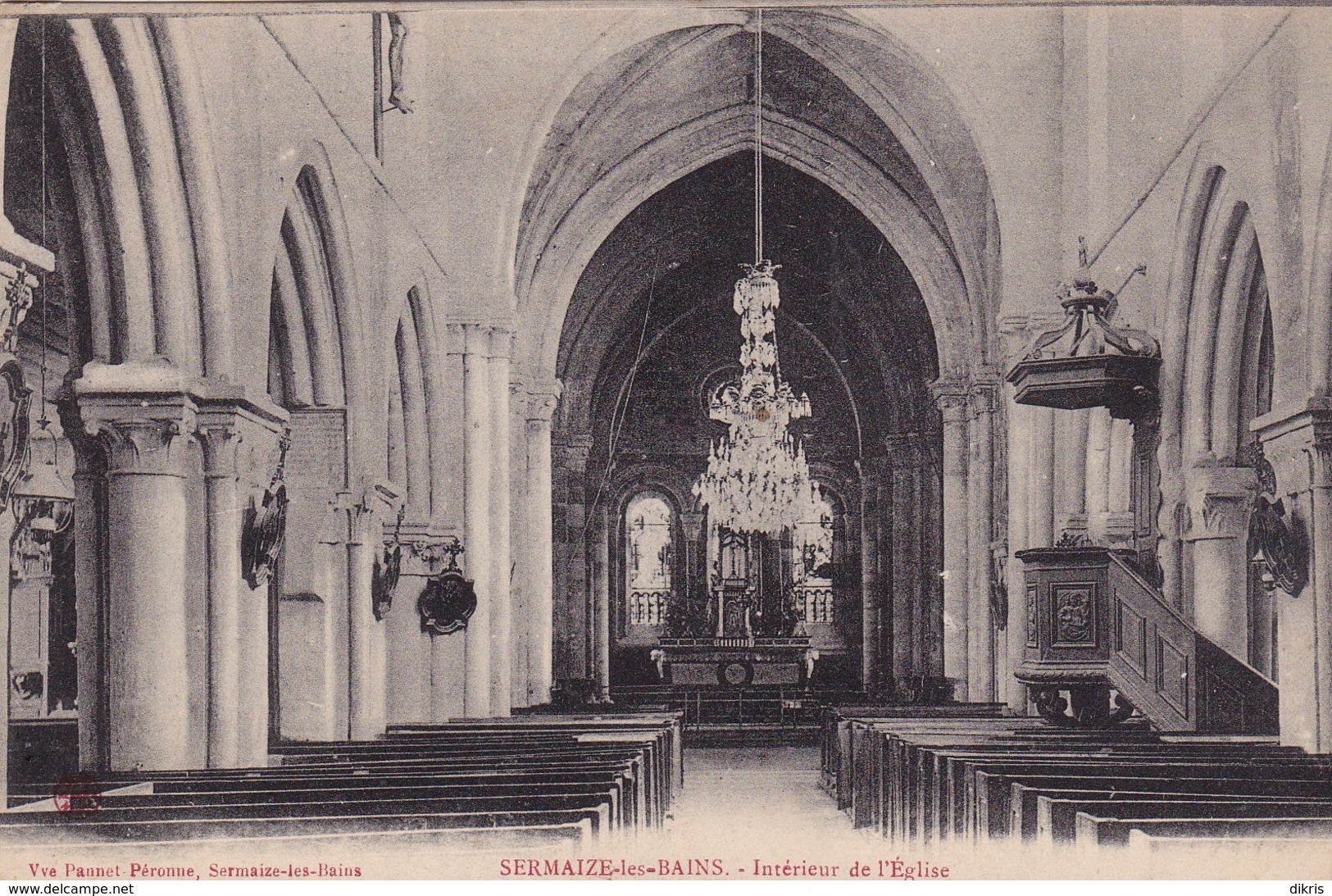 51-SERMAIZE-LES-BAINS - INTERIEUR DE L'EGLISE - Sermaize-les-Bains