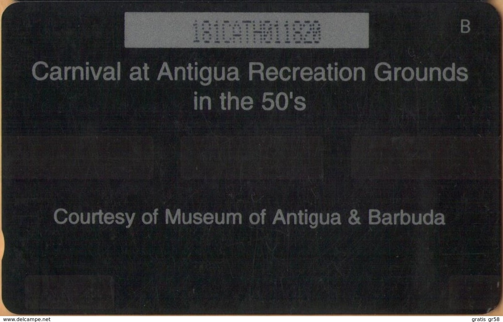 Antigua & Barbuda - GPT, ANT-181H, 181CATH, 40 Years Carnival, 15,000ex, 1997, Used As Scan - Antigua En Barbuda