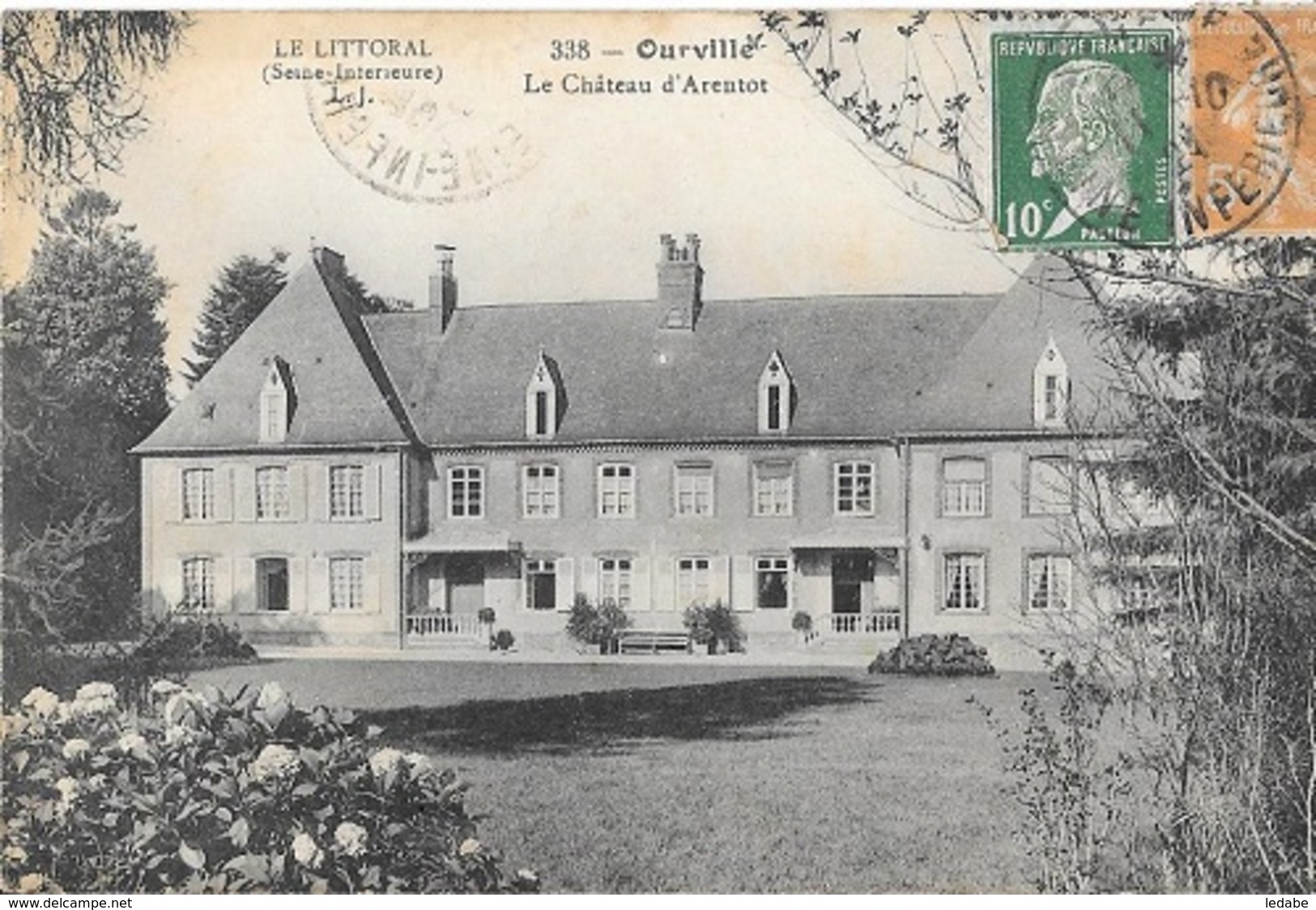 Le Château D'Arentot - 1924 - Ourville En Caux