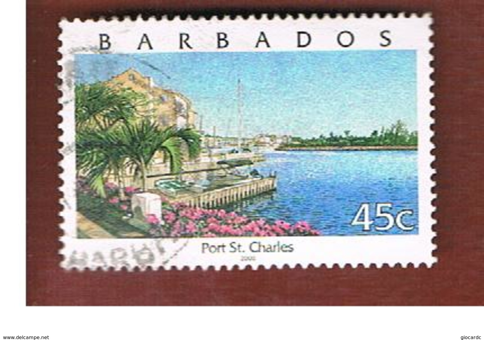 BARBADOS - MI 974  -   2000  PORT ST. CHARLES                                   -  USED° - Barbados (1966-...)