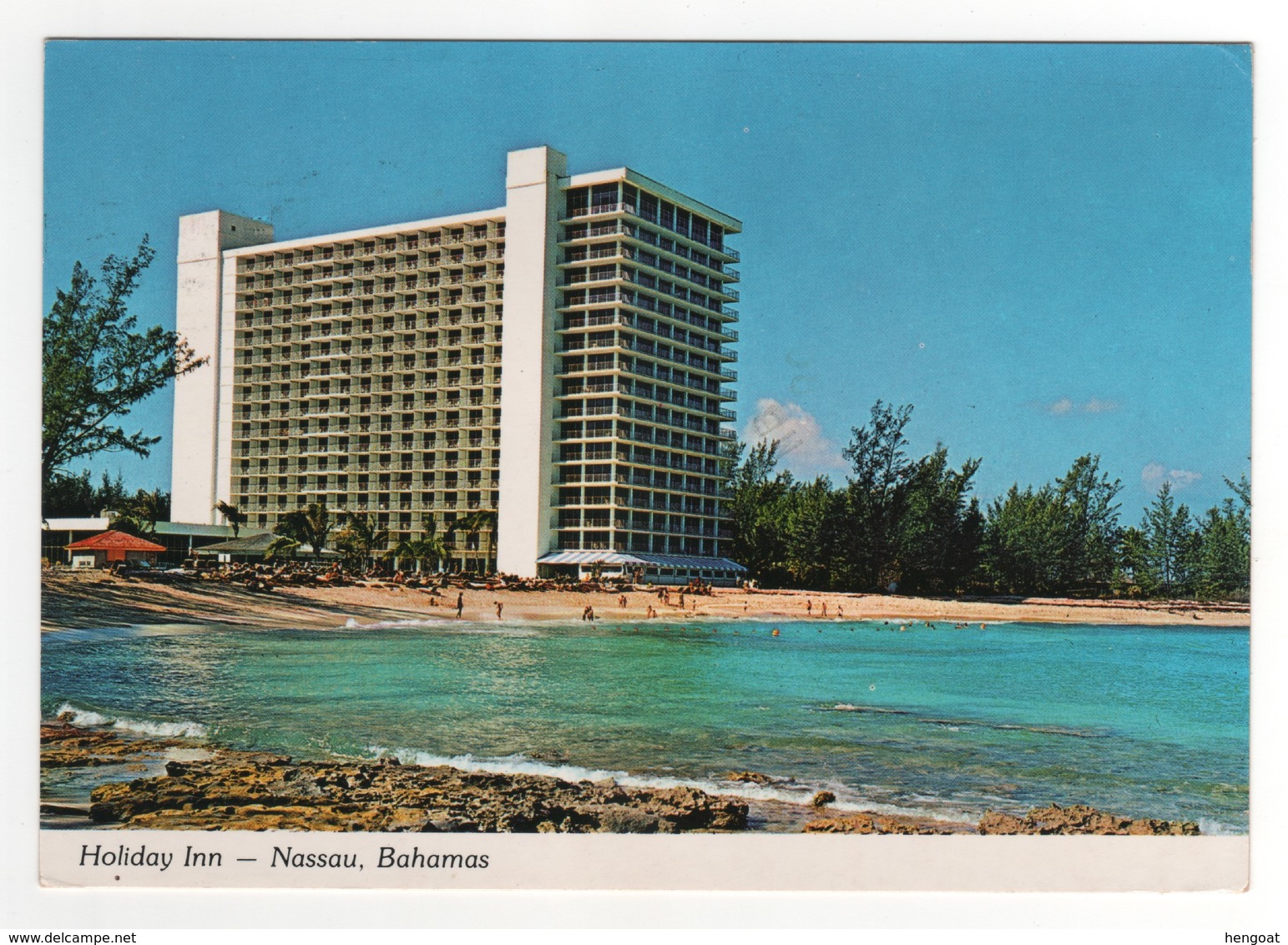 Stamp , Timbre " Poissons   " Sur Carte , Postcard De 1989 - Bahamas (1973-...)