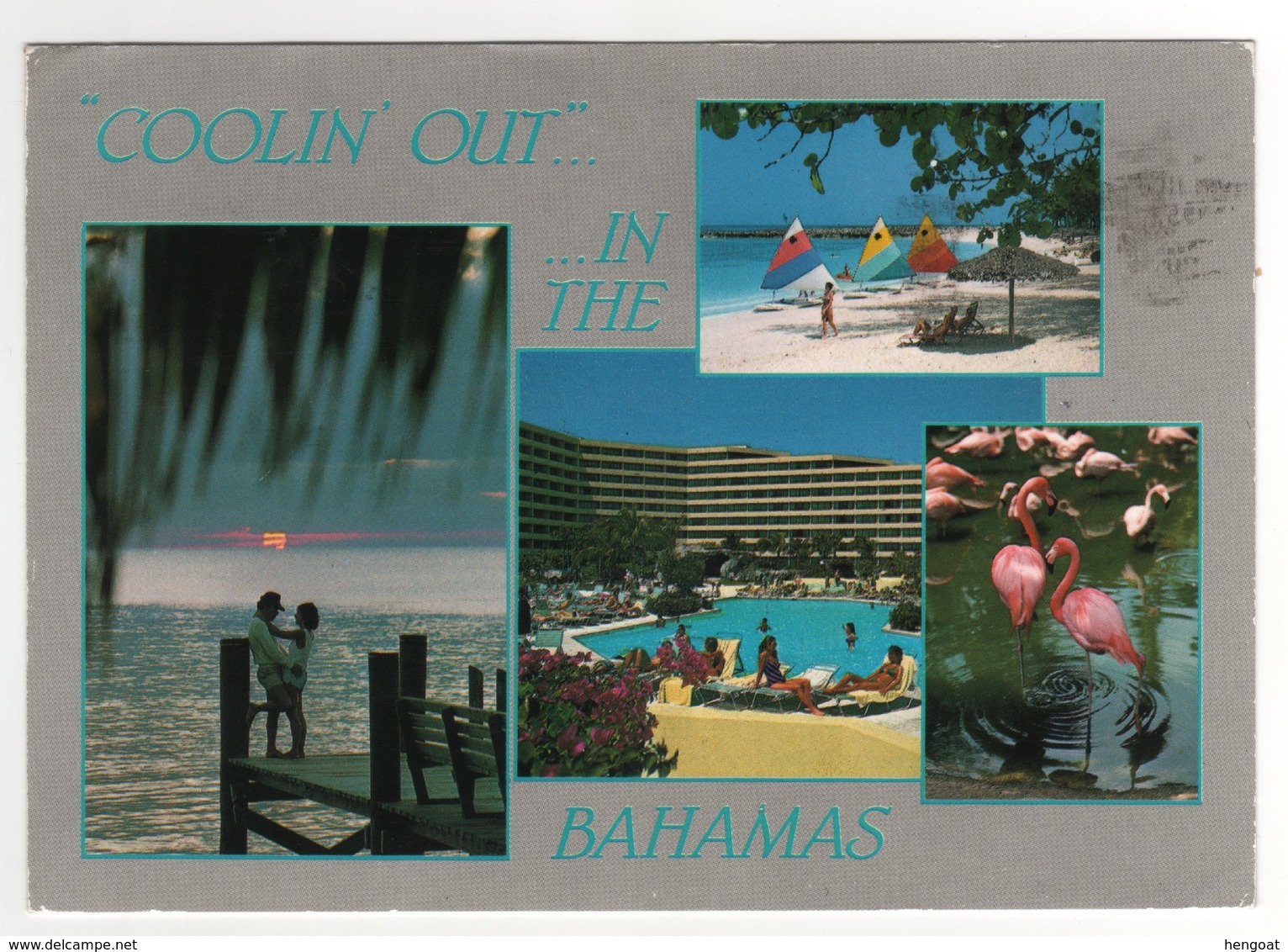 2 Stamps , Timbres  Sur Carte , Postcard De 1993 - Bahamas (1973-...)