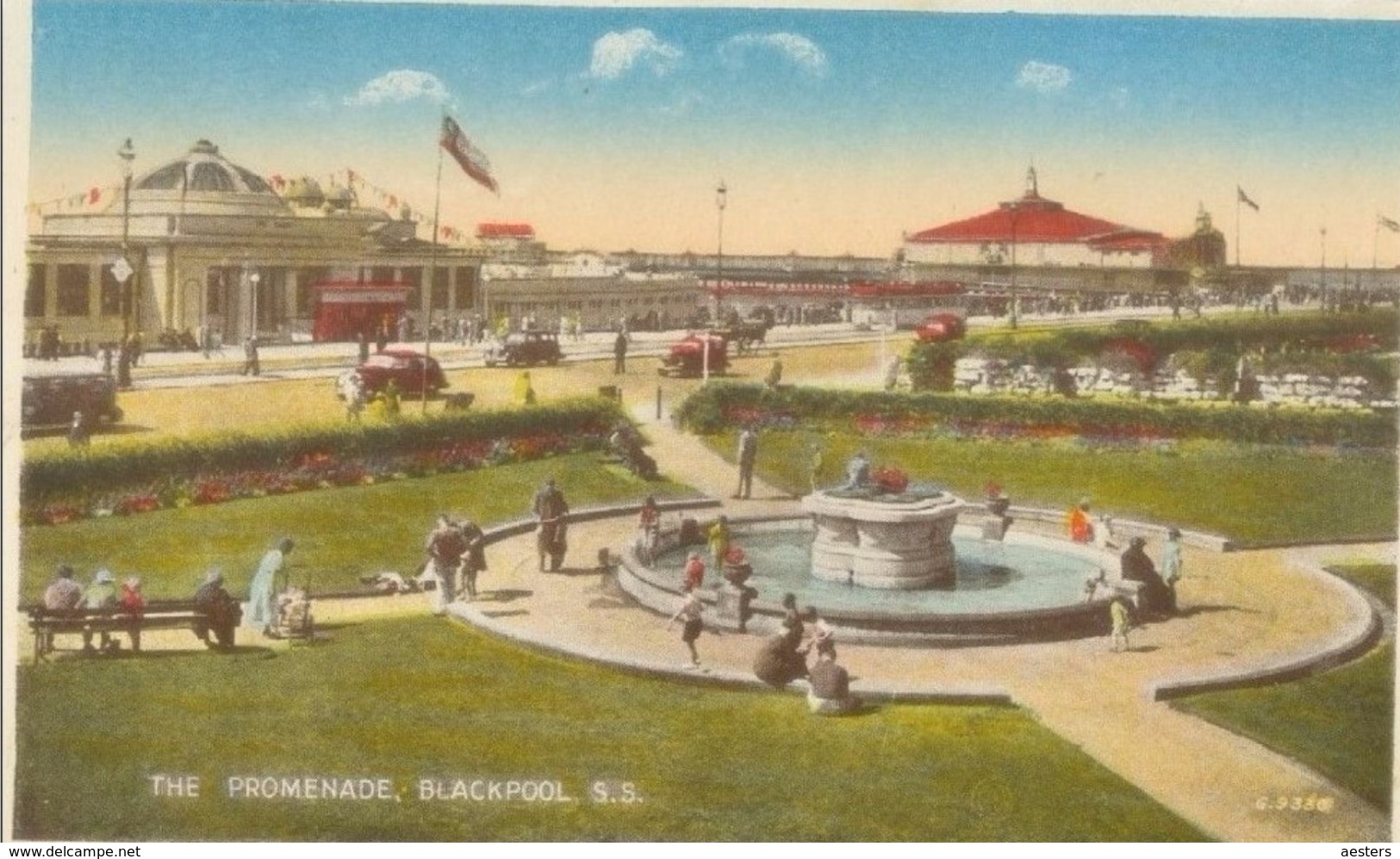 Blackpool; The Promenade - Not Circulated. (Valentine's Series) - Blackpool