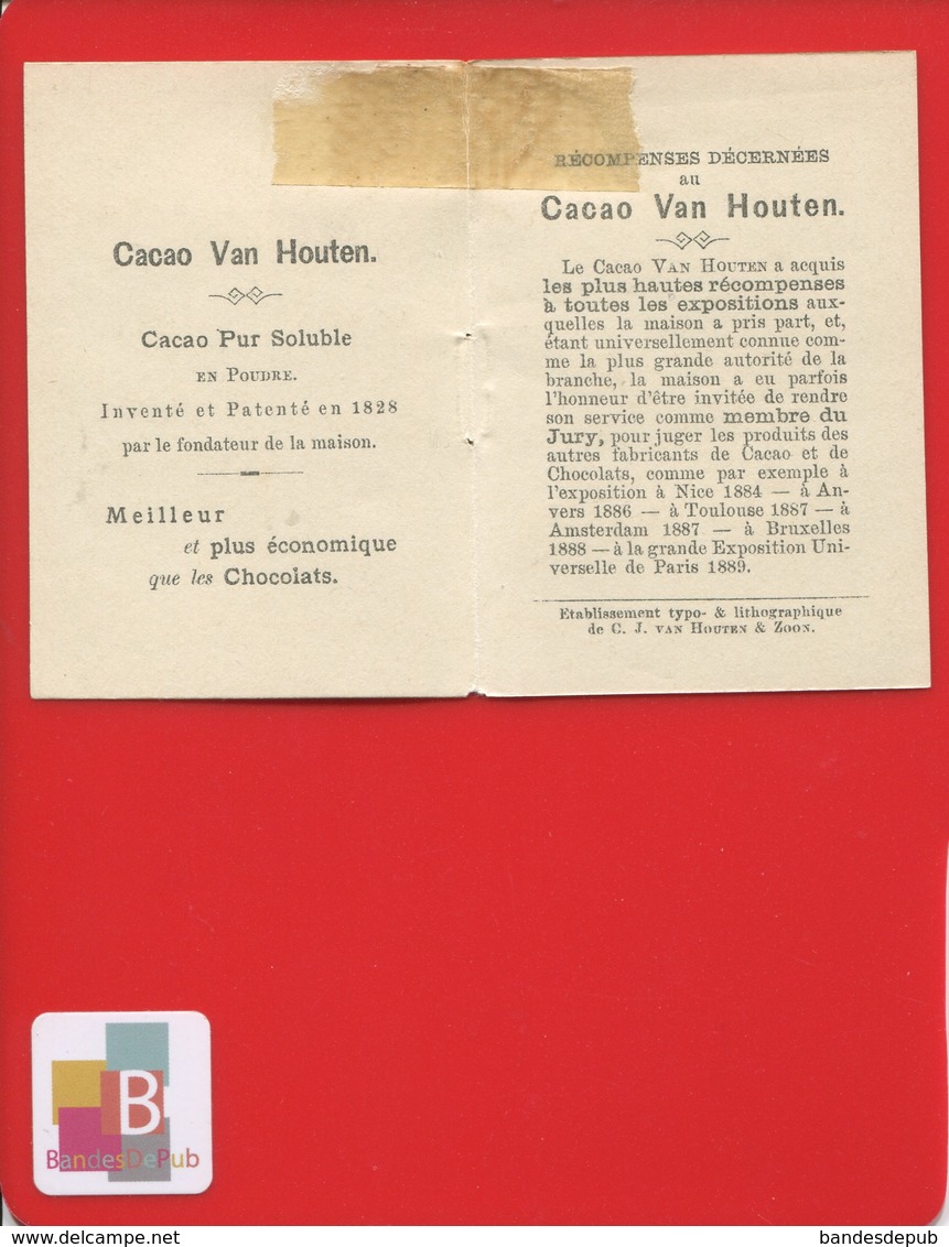 EN L ETAT Calendrier Petit Format Weesp VAN HOUTEN ZOON Couverture Uniquement Hollande Patinage Glace Patins  Pêcheur - Petit Format : ...-1900