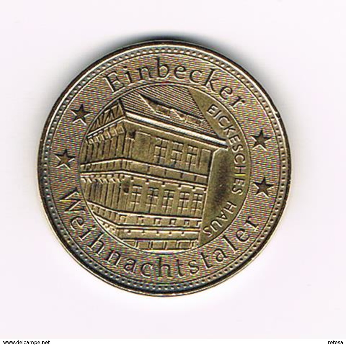 &  PENNING  EINBECKER  WEIHNACHTSTALER  EICKESCHES HAUS 2004 - Souvenir-Medaille (elongated Coins)