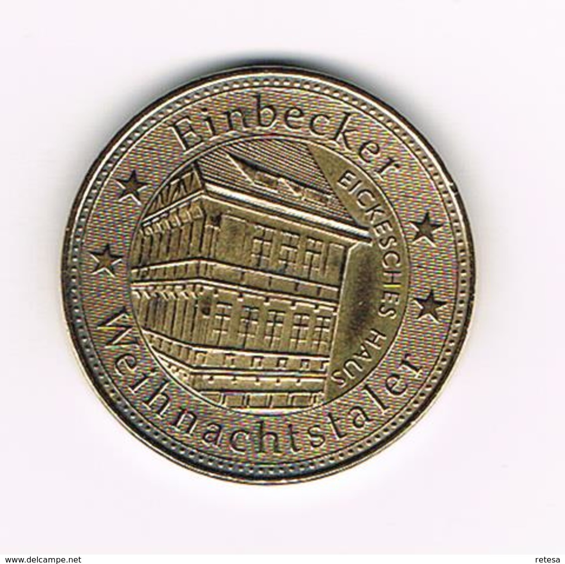 &  PENNING  EINBECKER  WEIHNACHTSTALER  EICKESCHES HAUS 2004 - Monedas Elongadas (elongated Coins)