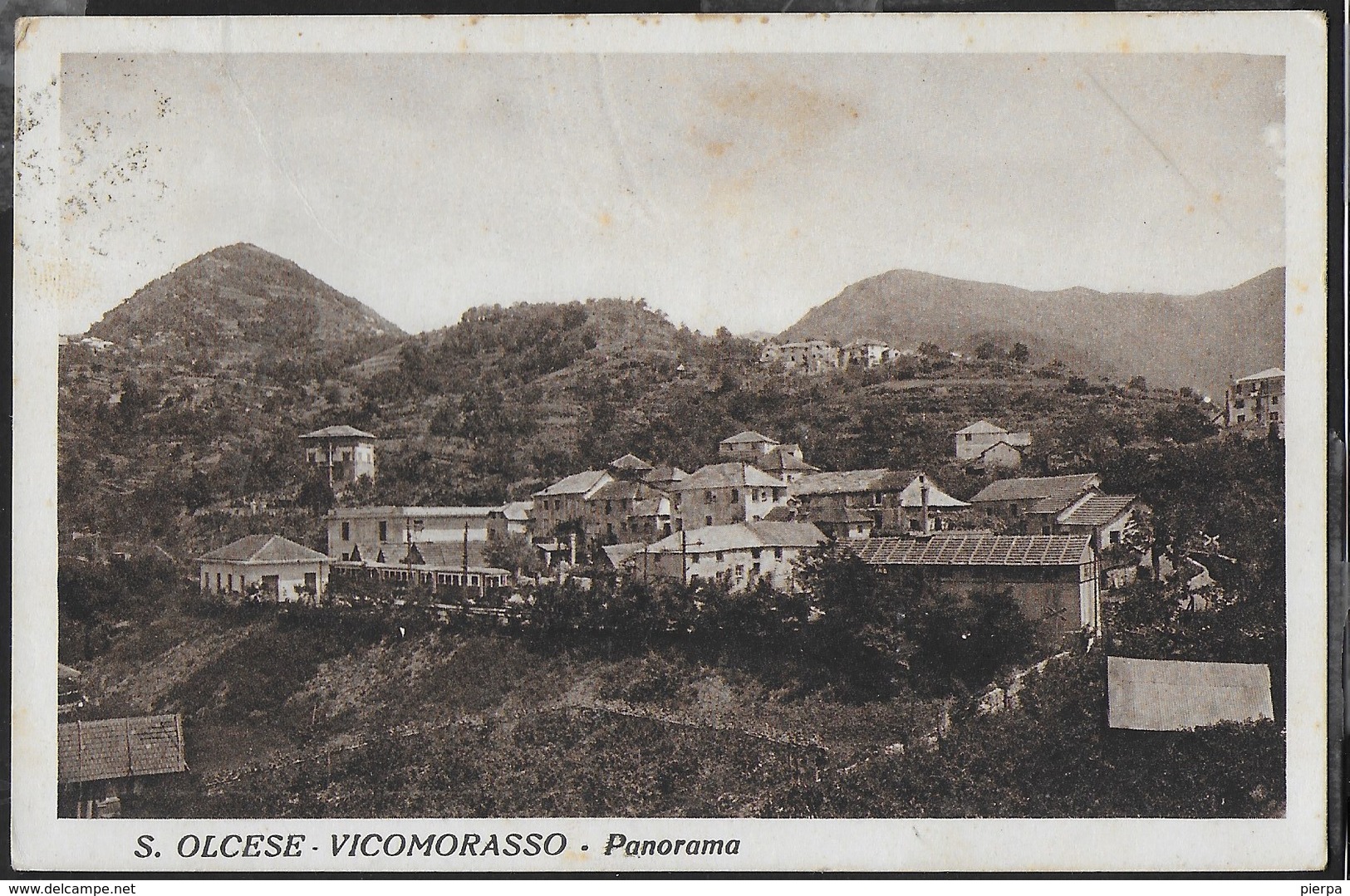 LIGURIA - S. OLCESE VIGOMORASSO - PANORAMA - FORMATO PICCOLO - ED. ARIZONA - VIAGGIATA 1934 - Altri & Non Classificati