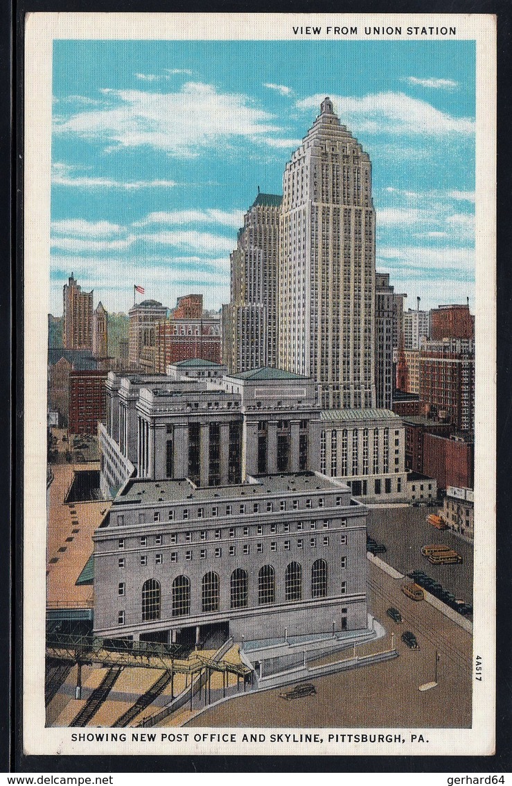 CPA - PITTSBURGH - View From Union Station, Showing New Post Office And Skyline (Lot 406) - Pittsburgh