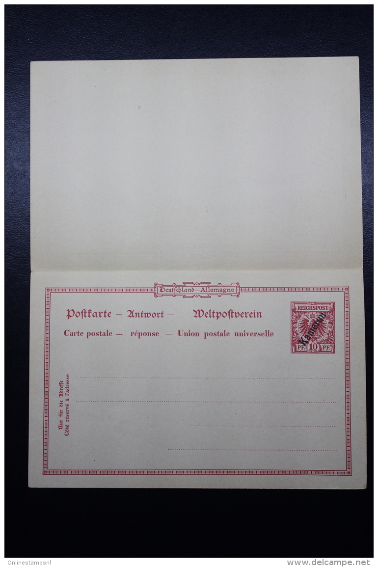 Deutsche Post In Kamerun Postkarte P7  Mit Druckd. 698f - Kamerun