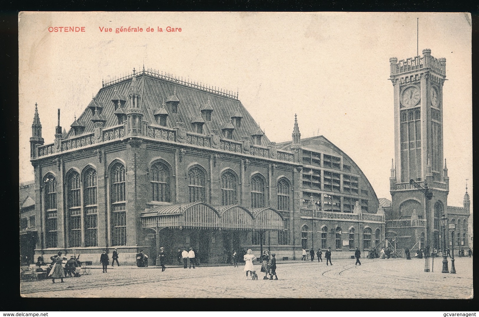 OOSTENDE   VUE GENERALE DE LA GARE - Oostende