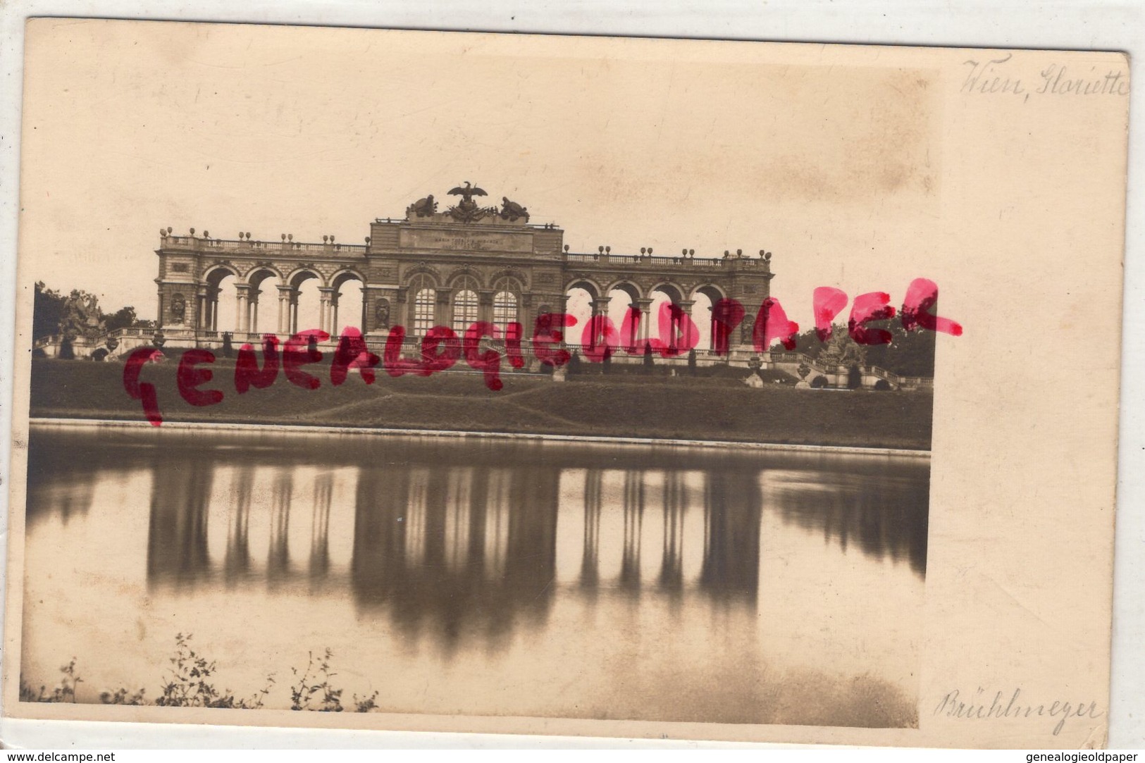 AUTRICHE-VIENNE- WIEN - SCHONBRUNN - CARTE PHOTO J. THOMAS MODLING H. BRUHIMEYER - Château De Schönbrunn