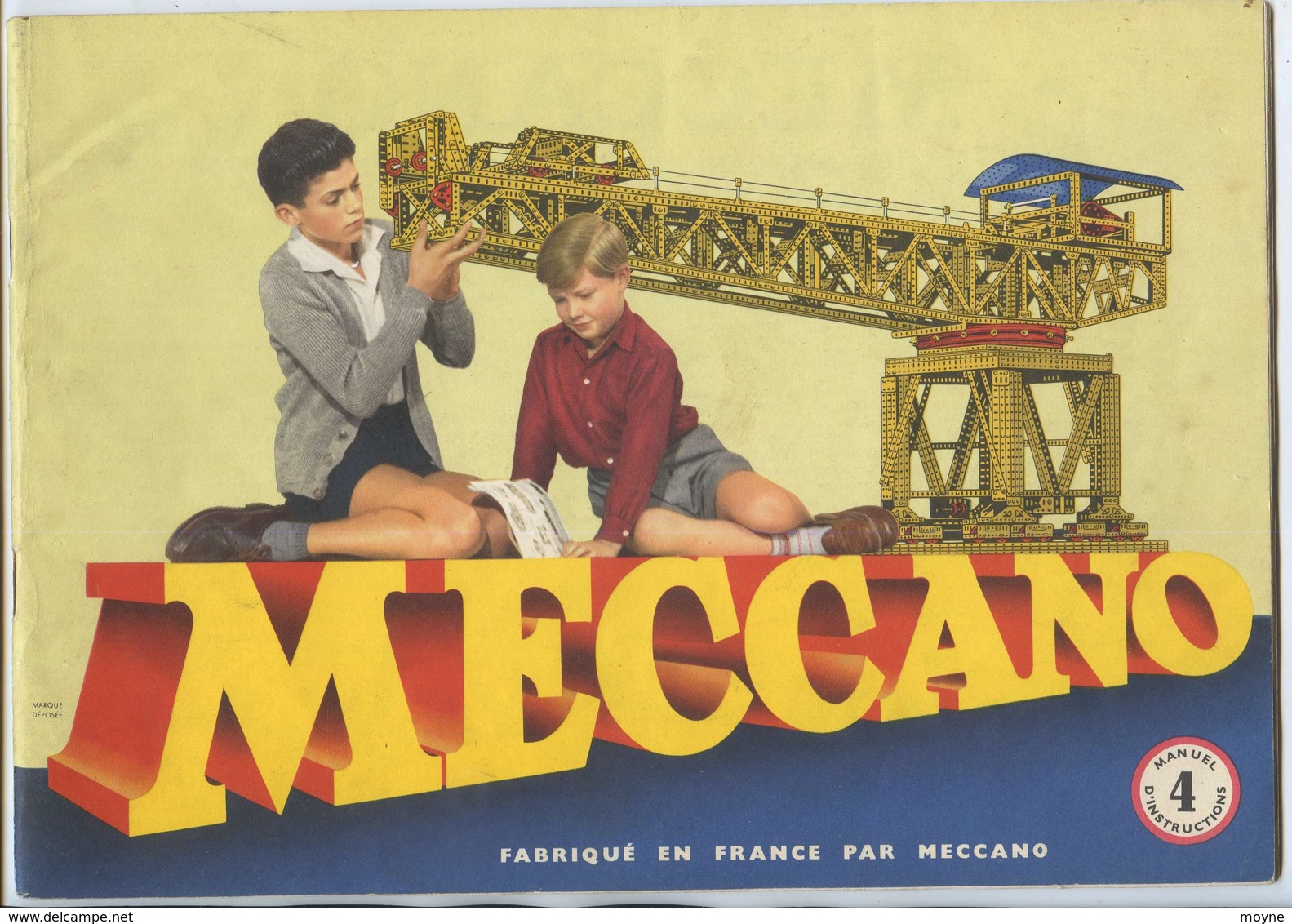 4 NOTICES MECCANO - Nos  :  2  -  2 A  -  3 A  Et  4  Toutes Les 4 Sont En Trés Bon état - Meccano