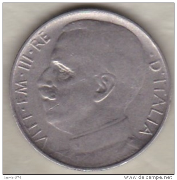 50 CENTESIMI LEONI 1921. RIGATO (tranche Striée). - 1900-1946 : Vittorio Emanuele III & Umberto II