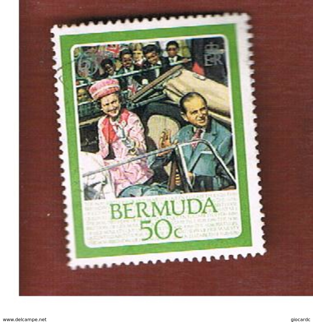 BERMUDA - MI 490  -   1986  60^ BIRTHDAY OF QUEEN ELIZABETH II                                              -   USED° - Bermuda