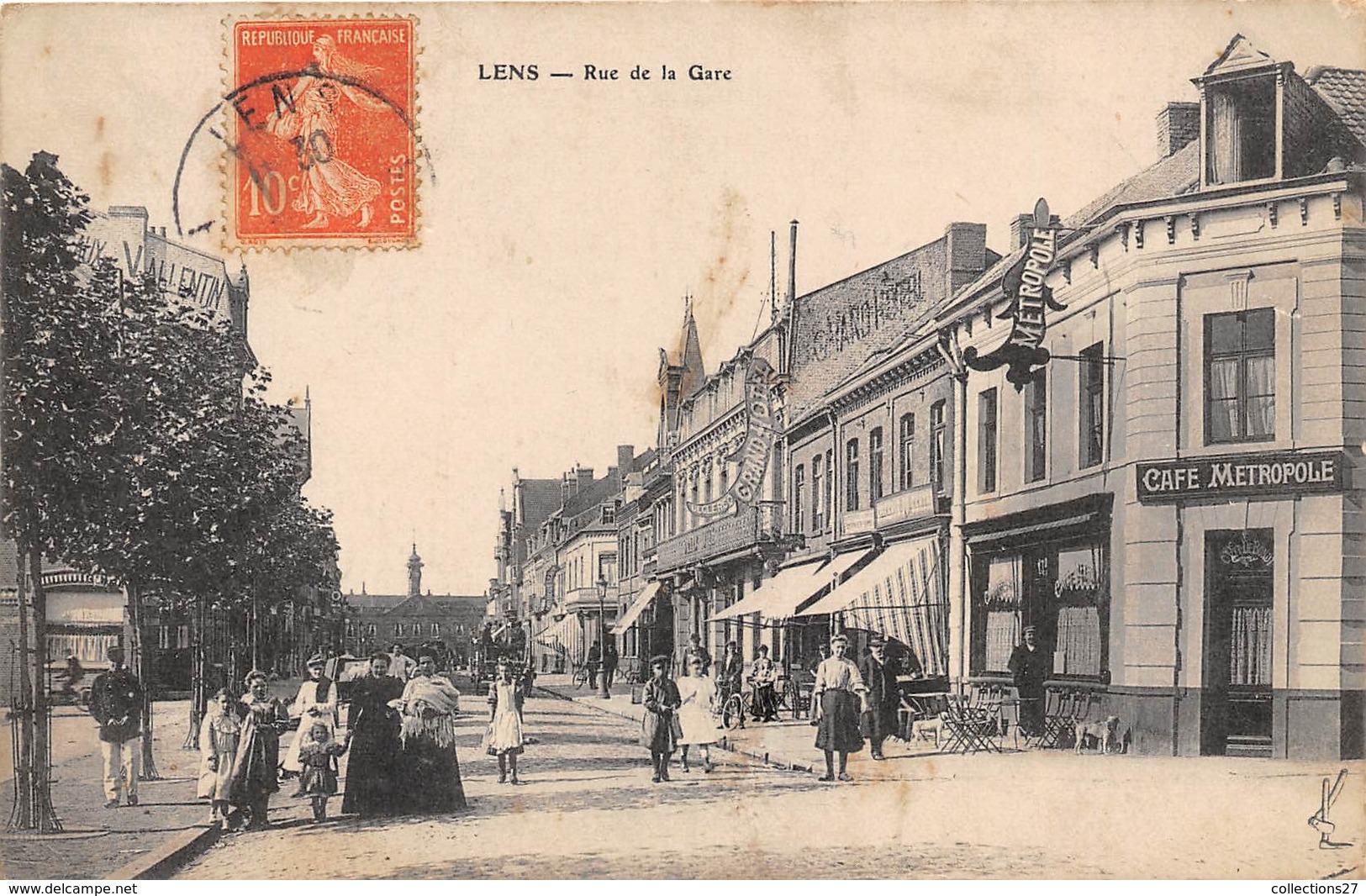 62-LENS- RUE DE LA GARE - Lens