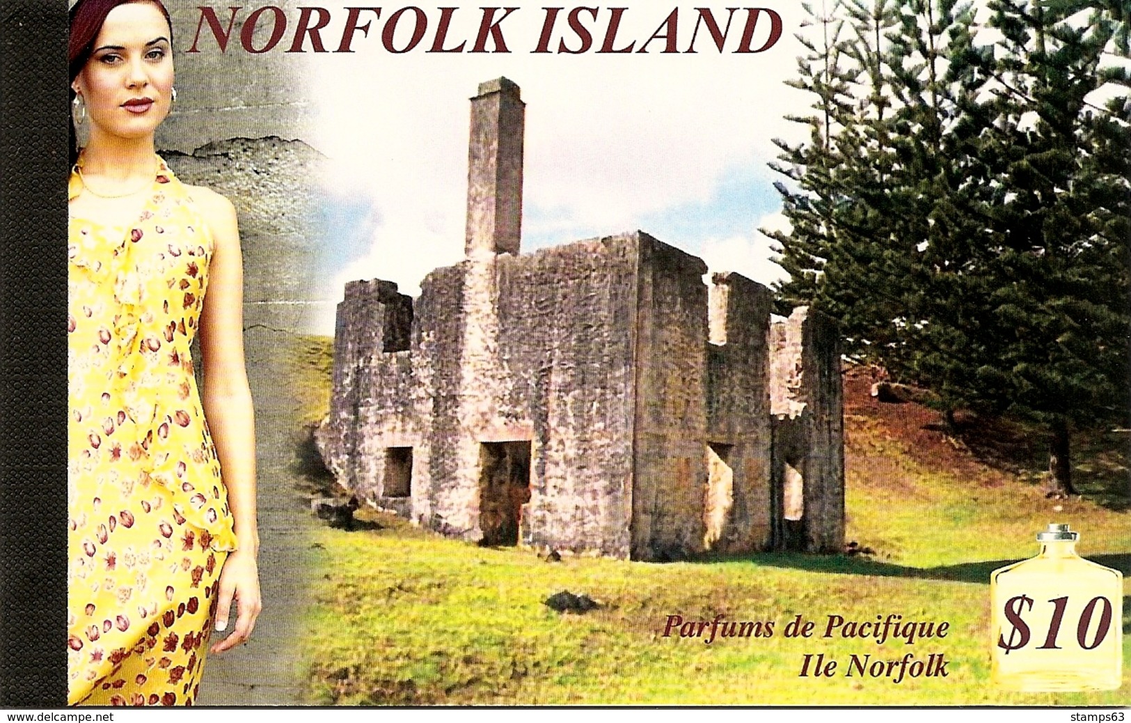 NORFOLK ISLAND, 2001, Booklet 15, Prestige: Parfums De Pacific - Norfolk Island