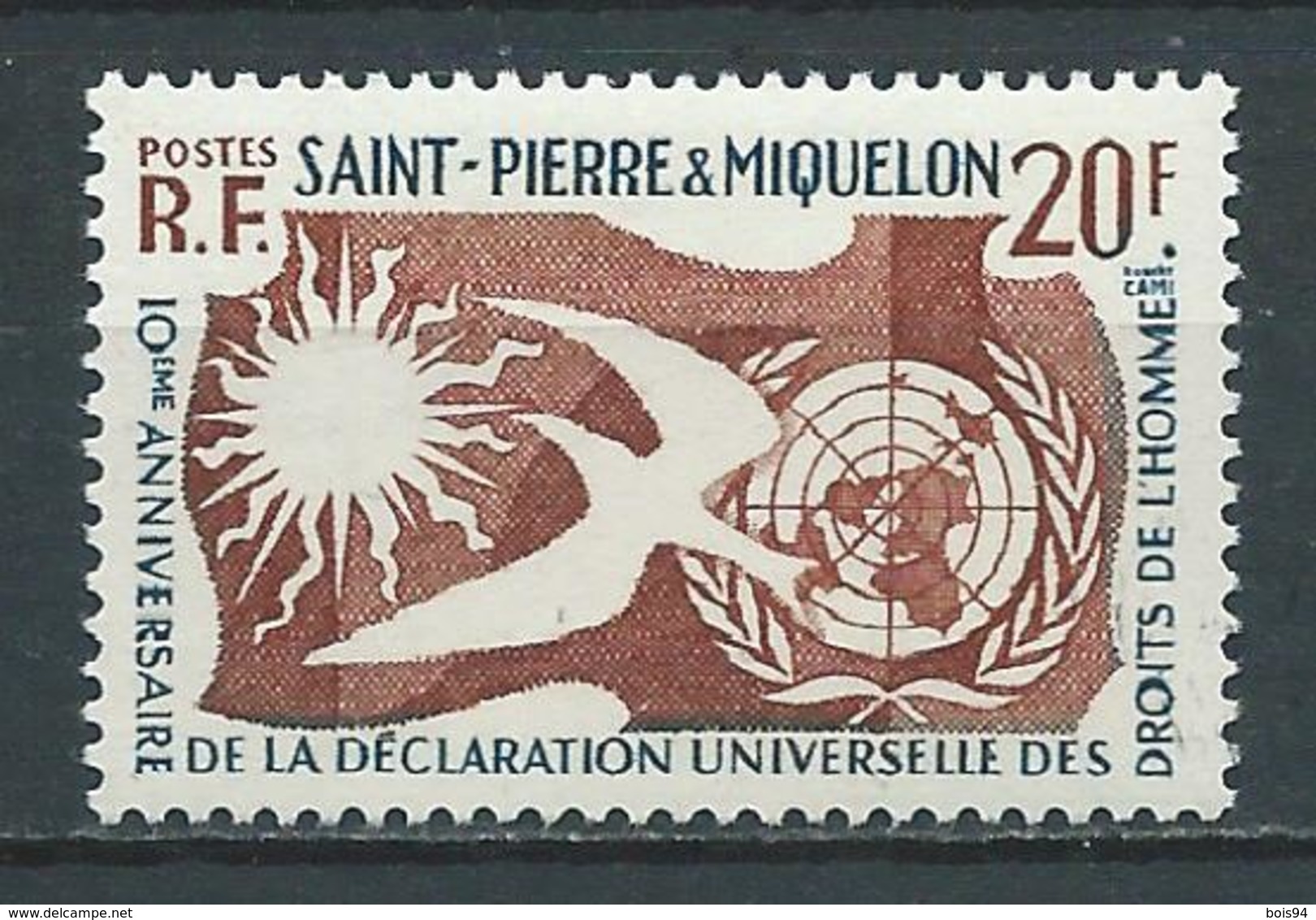 SAINT PIERRE ET MIQUELON 1958 .  N° 358 . Neuf ** (MNH) - Neufs