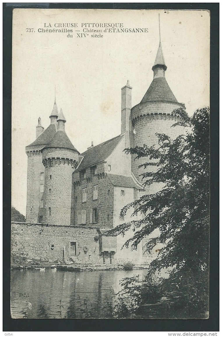 Chenerailles  Chateau D'Etangsanne Du XIV è Siècle - Zbi84 - Chenerailles