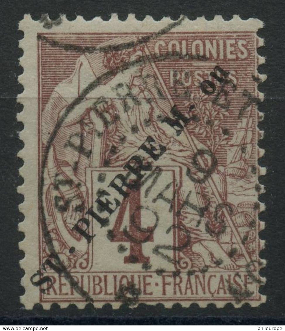 Saint Pierre Et Miquelon (1891) N 20 (o) - Oblitérés