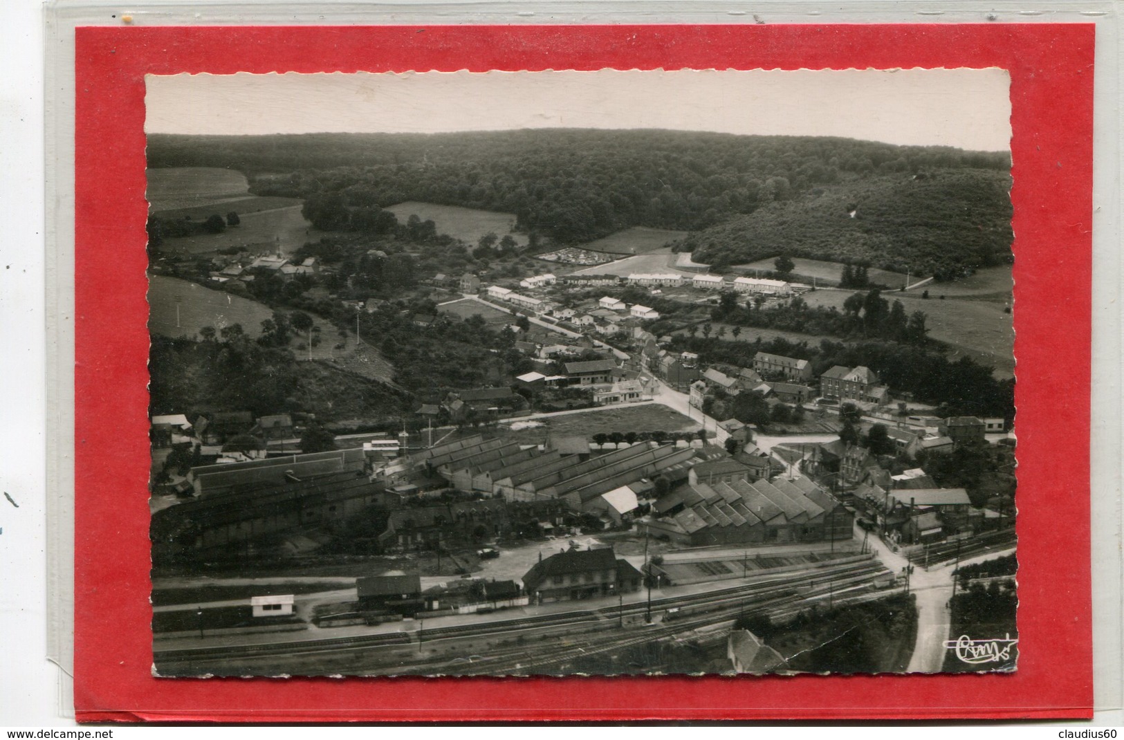 76   .INCHEVILLE   ,  Vue  Générale  Aérienne  .  Cpsm  10,5 X 15  . - Other & Unclassified