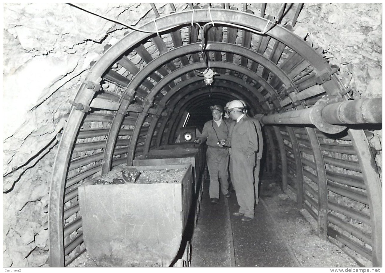 GRANDE PHOTO : BLEGNY CHARBONNAGE MINE USINE MINEUR BELGIQUE LIEGE - Blégny