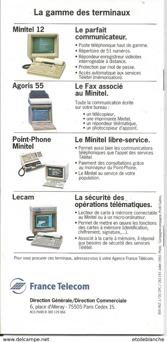 Guide Pratique Minitel France Telecom 1993 / Annuaire Des Services, Collectivités Locales - Audio-Video