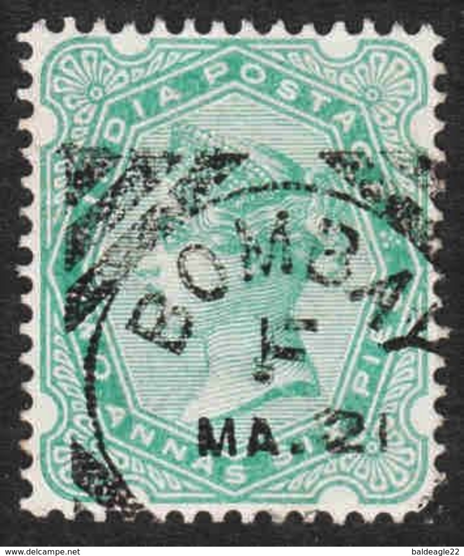 India - Scott #48 Used (1) - 1858-79 Crown Colony