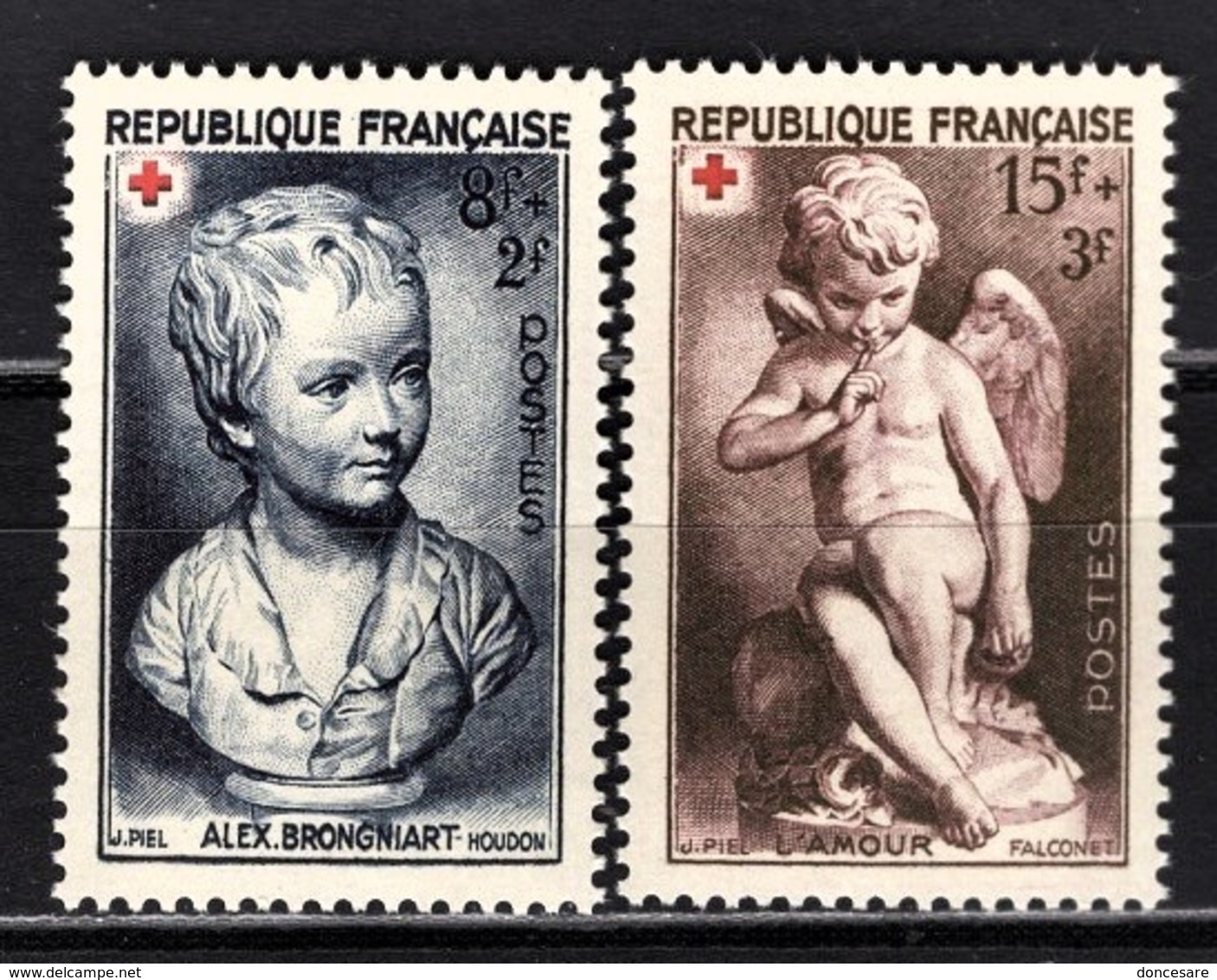 FRANCE 1950 - Y.T. N° 876 / 877  - NEUFS** / 7 - Unused Stamps