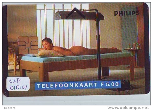 NEDERLAND CHIP TELEFOONKAART CRD-010 * Witte Huis Philips Zonnebanken * Telecarte A PUCE PAYS-BAS * NL ONGEBRUIKT * MINT - Privé