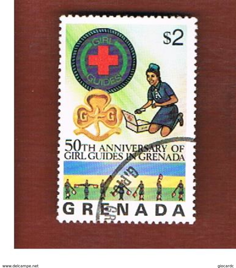 GRENADA - SG  798  - 1976 SCOUT: GIRL GUIDES, FIRST AID   - USED° - Grenada (1974-...)