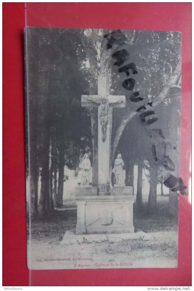 C P St Rouin Calvaire - War Memorials