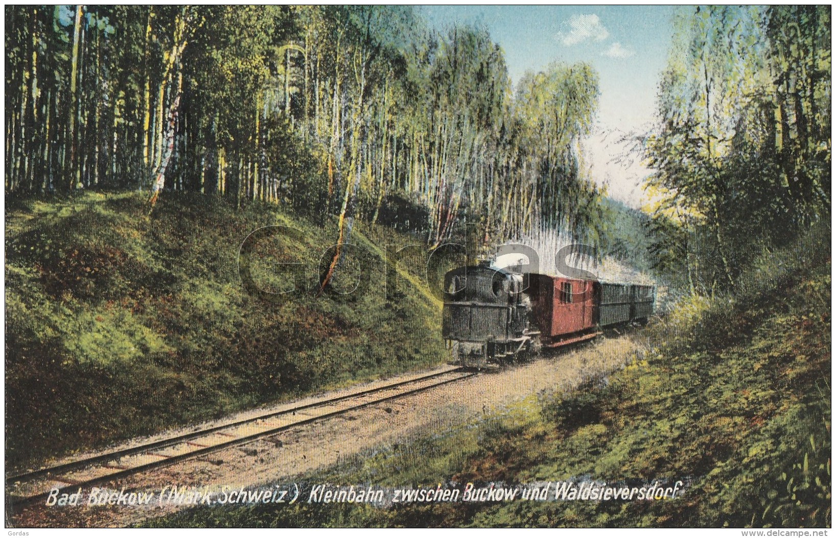 Germany - Bad Buckow - Kleinbahn Zwischen Buckow Und Waldsieversdorf - Buckow