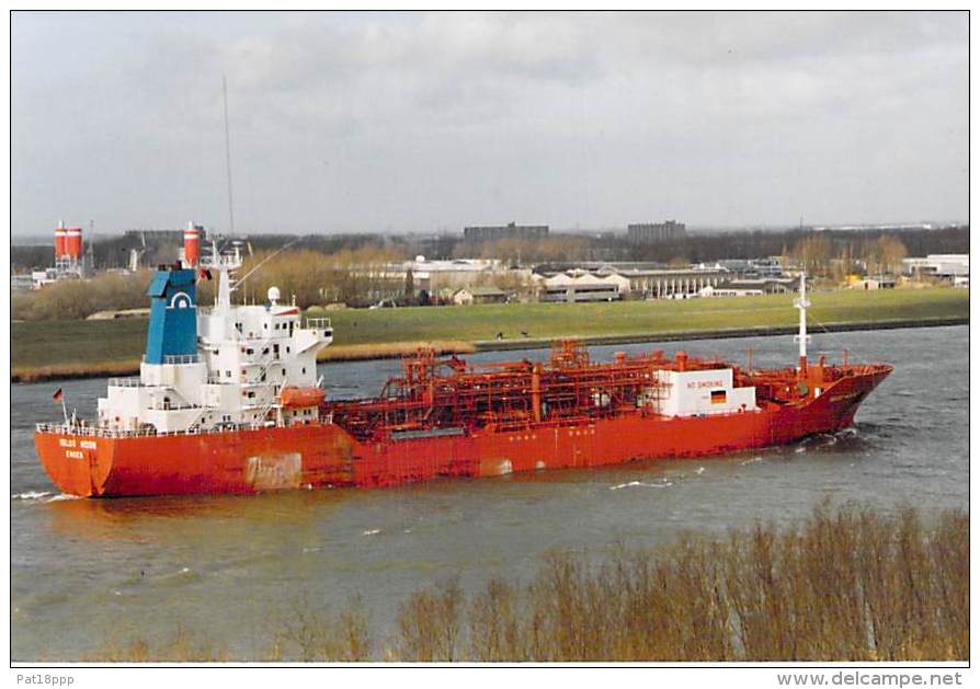 IGLOO MOON " BATEAU DE COMMERCE Cargo Merchant Ship Tanker Carrier ( Gazier ? ) Photo 1980-2001 - Comercio