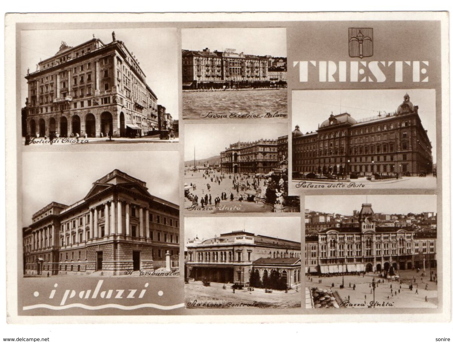 TRIESTE - I PALAZZI  - FOTOCELERE - NVG FG - C099 - Trieste