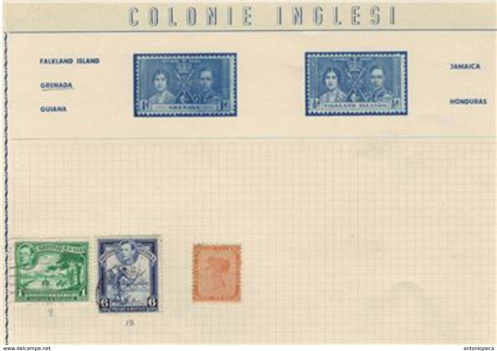 COLONIE INGLESI / AFRICA Collezione periodo antico 68v nuovi TL / usati