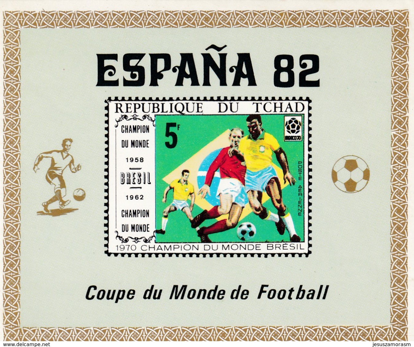 Tchad 2 Hb De Futbol - 1982 – Espagne