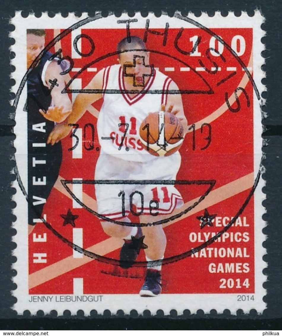 1511 / 2344 Special Olympics Mit Vollstempel THUSIS - Usados