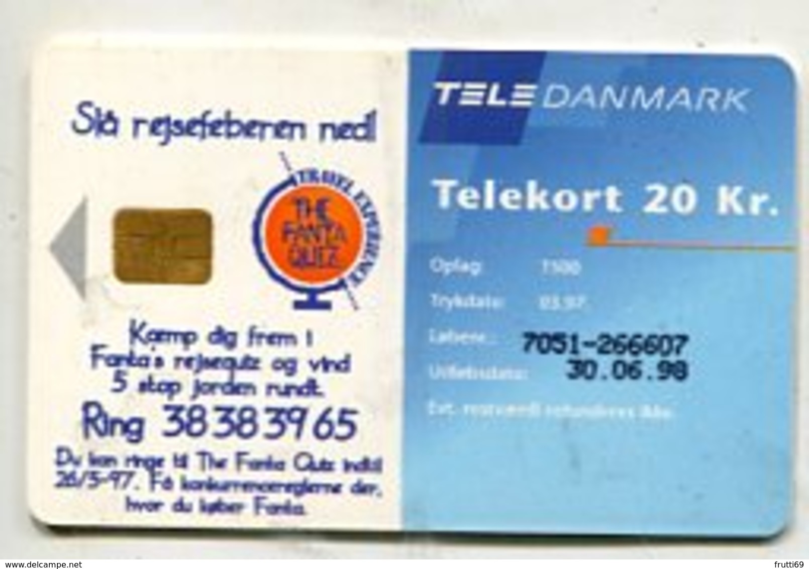 TK 35315 DENMARK - Chip P121 Fanta Probably MINT 1 500 Ex. - Denmark