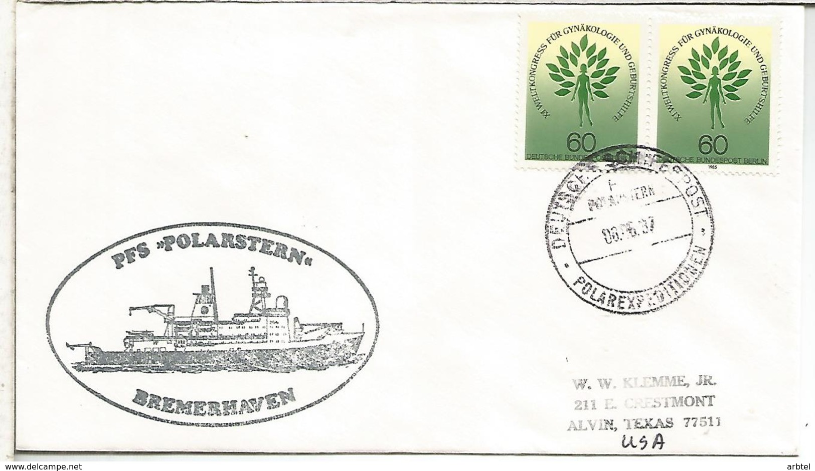 ALEMANIA FS POLARSTERN MAT BUQUE  BASE ANTARTICA ANTARCTIC - Estaciones Científicas