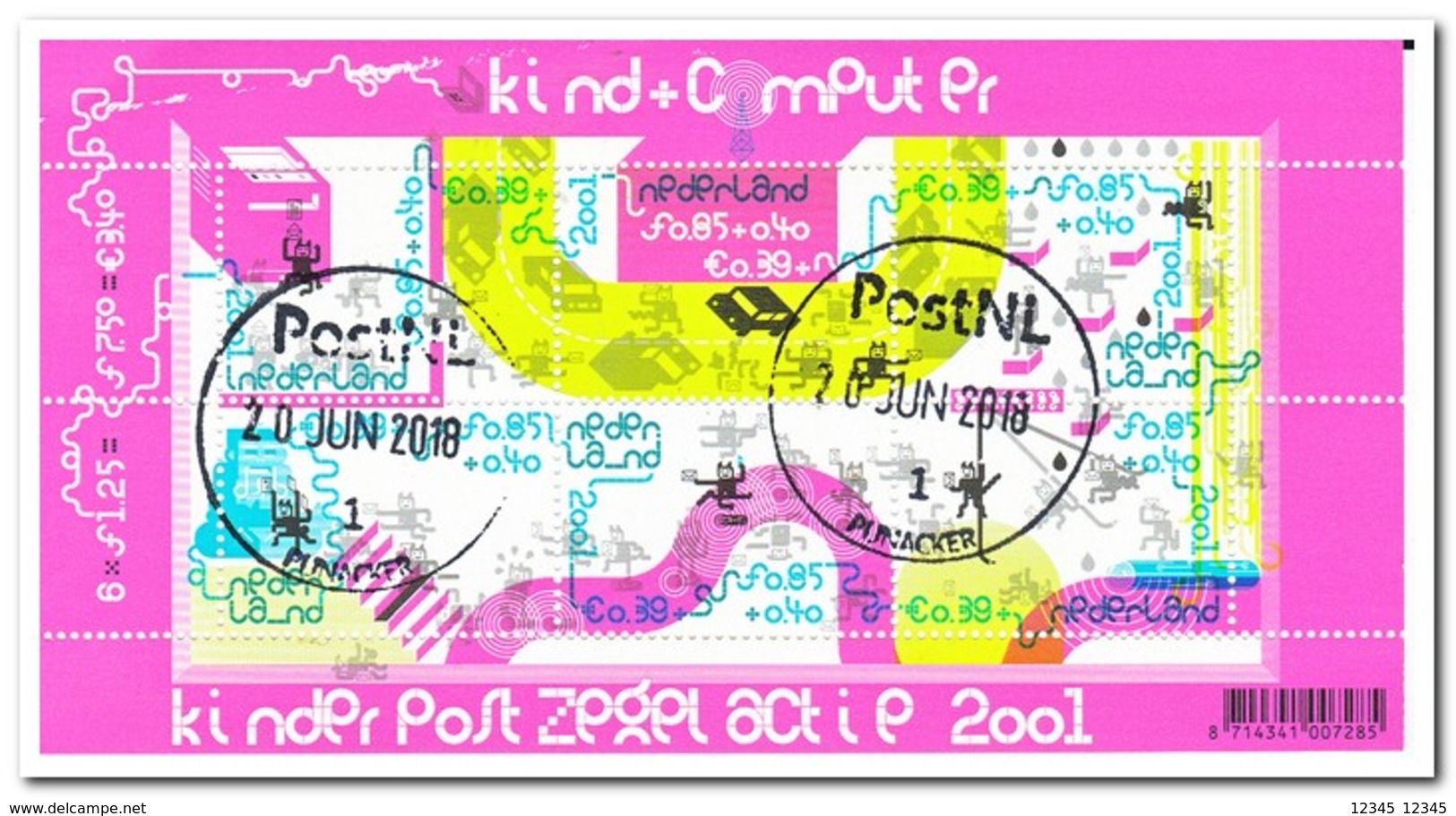 Nederland 2001, Gestempeld USED, NVPH 2013, Children Stamps - Gebruikt